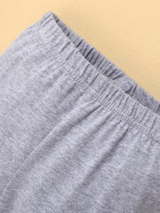 Baby Elastic Waist Solid Pants