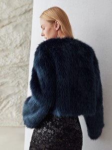 MOTF PREMIUM OPEN FRONT FUZZY COAT