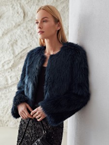 MOTF PREMIUM OPEN FRONT FUZZY COAT