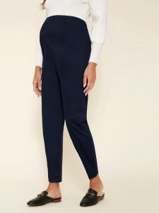 SHEIN Maternity Split Hem Solid Pants