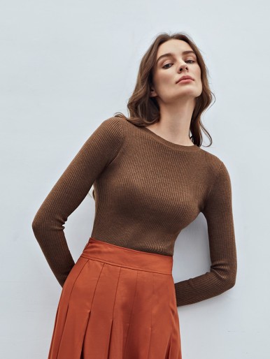 MOTF ECO RECYCLED POLYESTER SLIM SWEATER