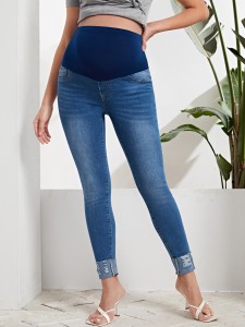 Maternity Wide Waistband Skinny Jeans