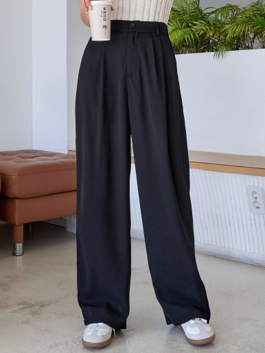 DAZY Slant Pocket Tailored Pants