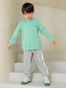 Toddler Boys Contrast Sideseam Letter Graphic Sweatpants