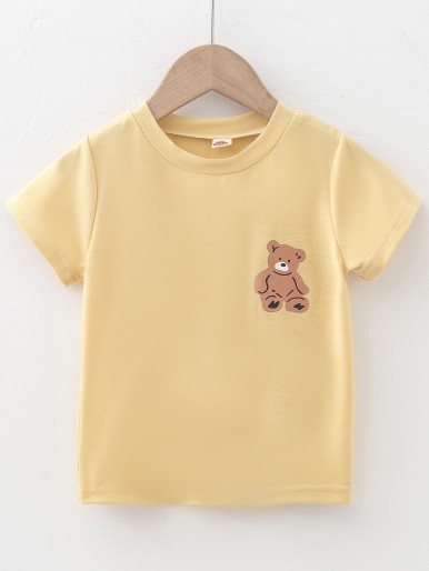 T -shirt print the bear for young children