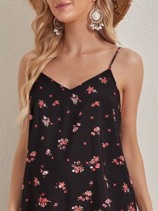 Maternity Floral Print Slip Dress