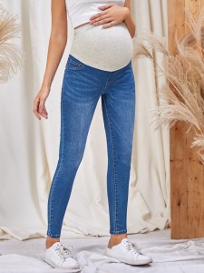 Maternity Wide Waistband Skinny Jeans