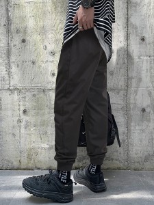 Men Slant Pocket Carrot Pants