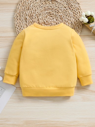 Baby Letter Graphic Sweatshirt