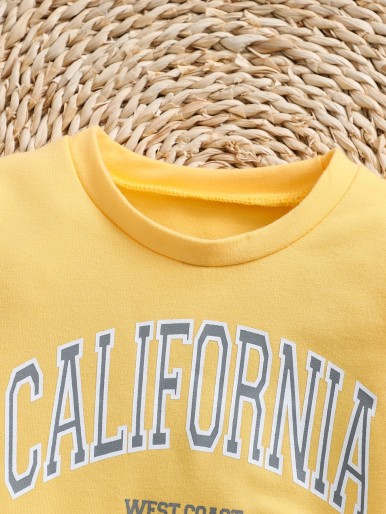 Baby Letter Graphic Sweatshirt