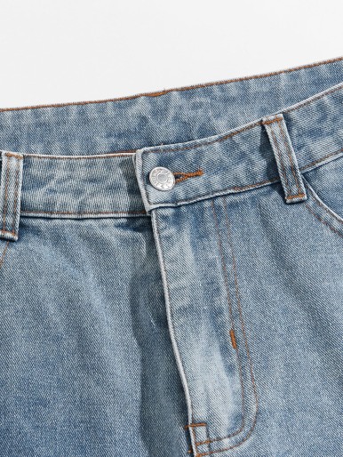 Men Bermuda Denim Shorts