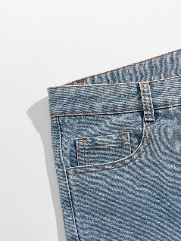 Men Bermuda Denim Shorts