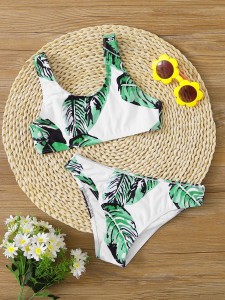 Girls Random Tropical Bikini Set