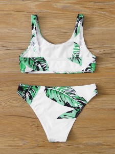 Girls Random Tropical Bikini Set