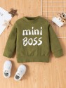 Baby Letter Graphic Sweatshirt