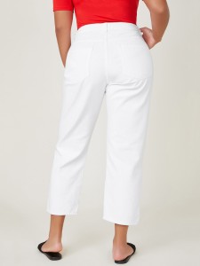 Plus High Waist Mom Cropped Jeans