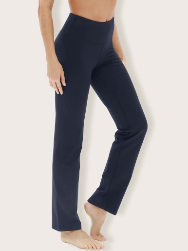 Wide Waistband Sports Pants