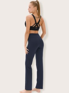 Wide Waistband Sports Pants