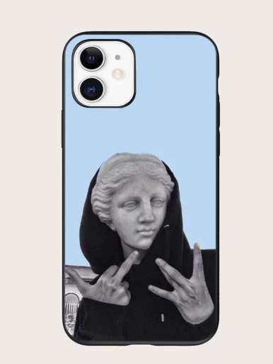 Statue Print Case Compatible With iPhone