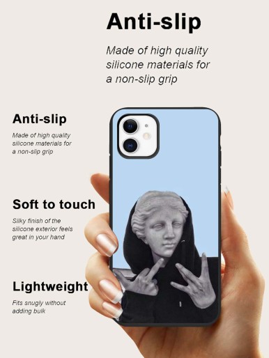 Statue Print Case Compatible With iPhone