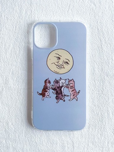 Cat Clear Case Compatible With iPhone