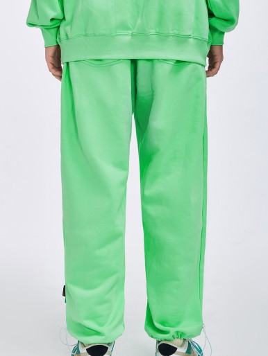 Men Drawstring Waist Sweatpants