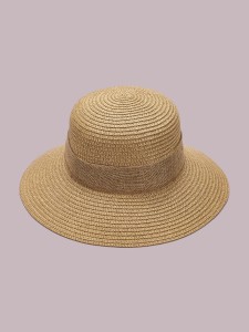 Bow Knot Decor Straw Hat