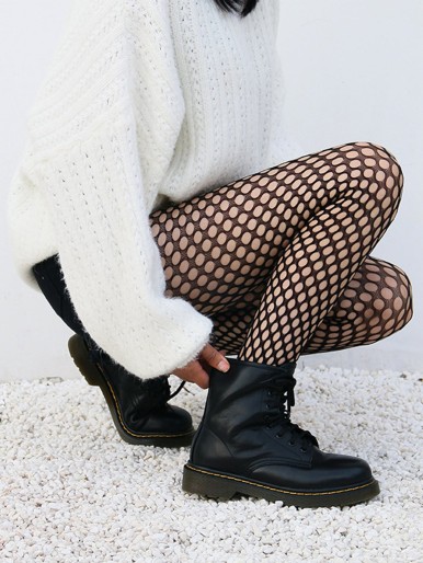 Hollow Out Fishnet Tights