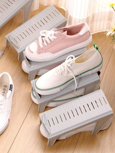 1pc Adjustable Shoe Storage Rack