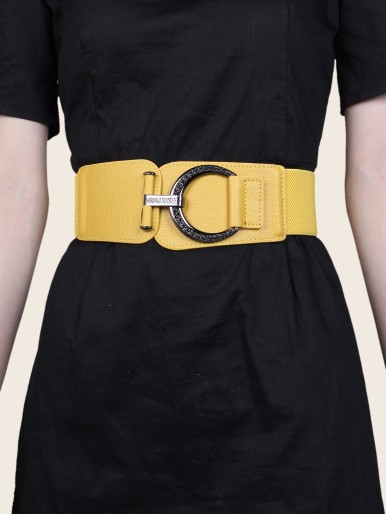 Simple Plain Wide Belt