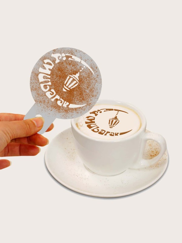 3pcs Ramadan Latte Art Mold