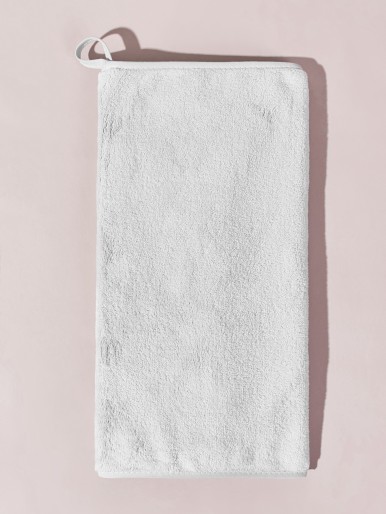 1pc Solid Color Face Towel