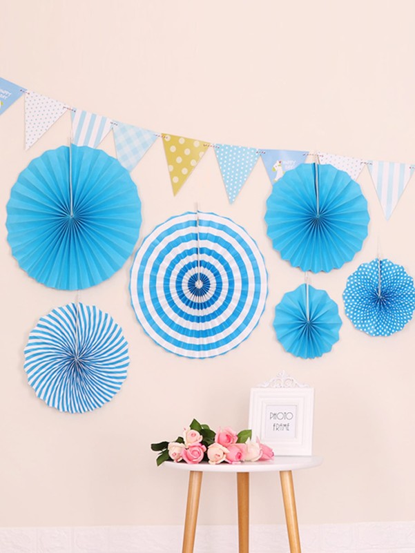 6pcs Decorative Paper Pull Flower