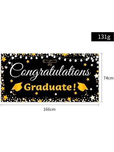 1pc Graduation Decorative Banner