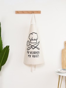 Slogan Graphic Apron