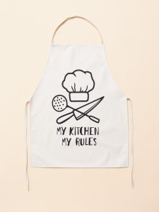 Slogan Graphic Apron