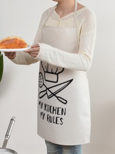 Slogan Graphic Apron