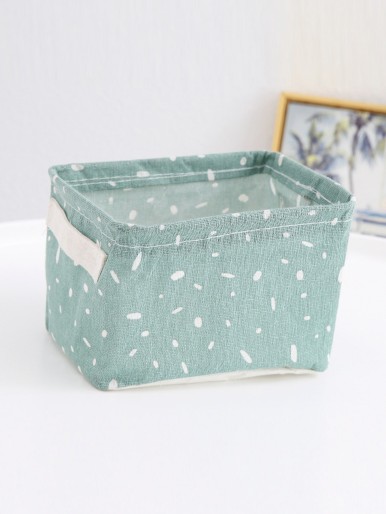 Graphic Print Storage Basket