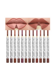 12 Color Matte Lip Liner Pencil