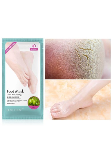 1pair Olive Nourishing Foot Exfoliator