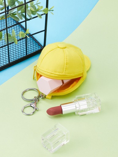 SHEIN Cap Charm Keychain