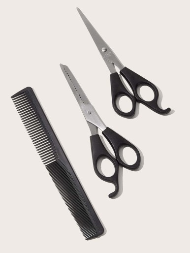 3pcs Hair Scissors Comb Set