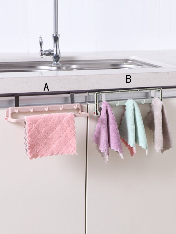 1pc Hanging Cleaning Rag Rack