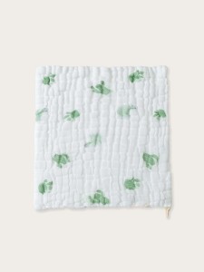 Kids Cactus Print Muslin Face Towel