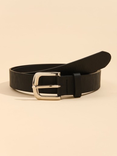 Men PU Buckle Belt