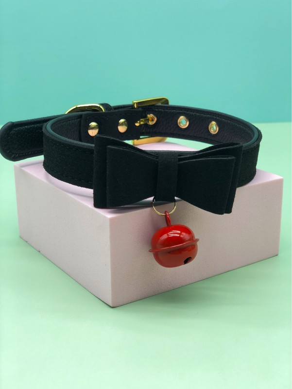 Bow & Bell Decor Dog Collar