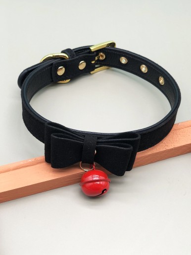 Bow & Bell Decor Dog Collar