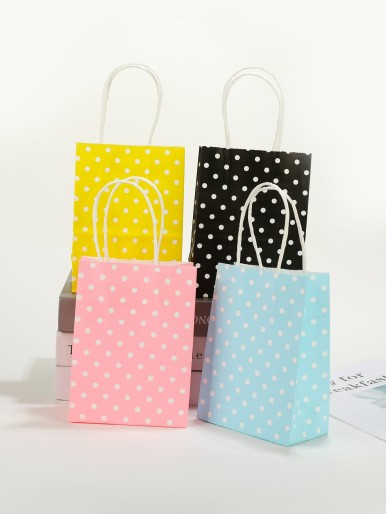 4pcs Polka Dot Pattern Gift Bag