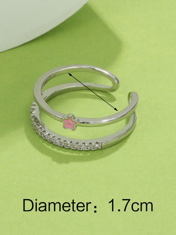 Girls Flower Decor Ring