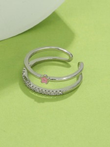 Girls Flower Decor Ring